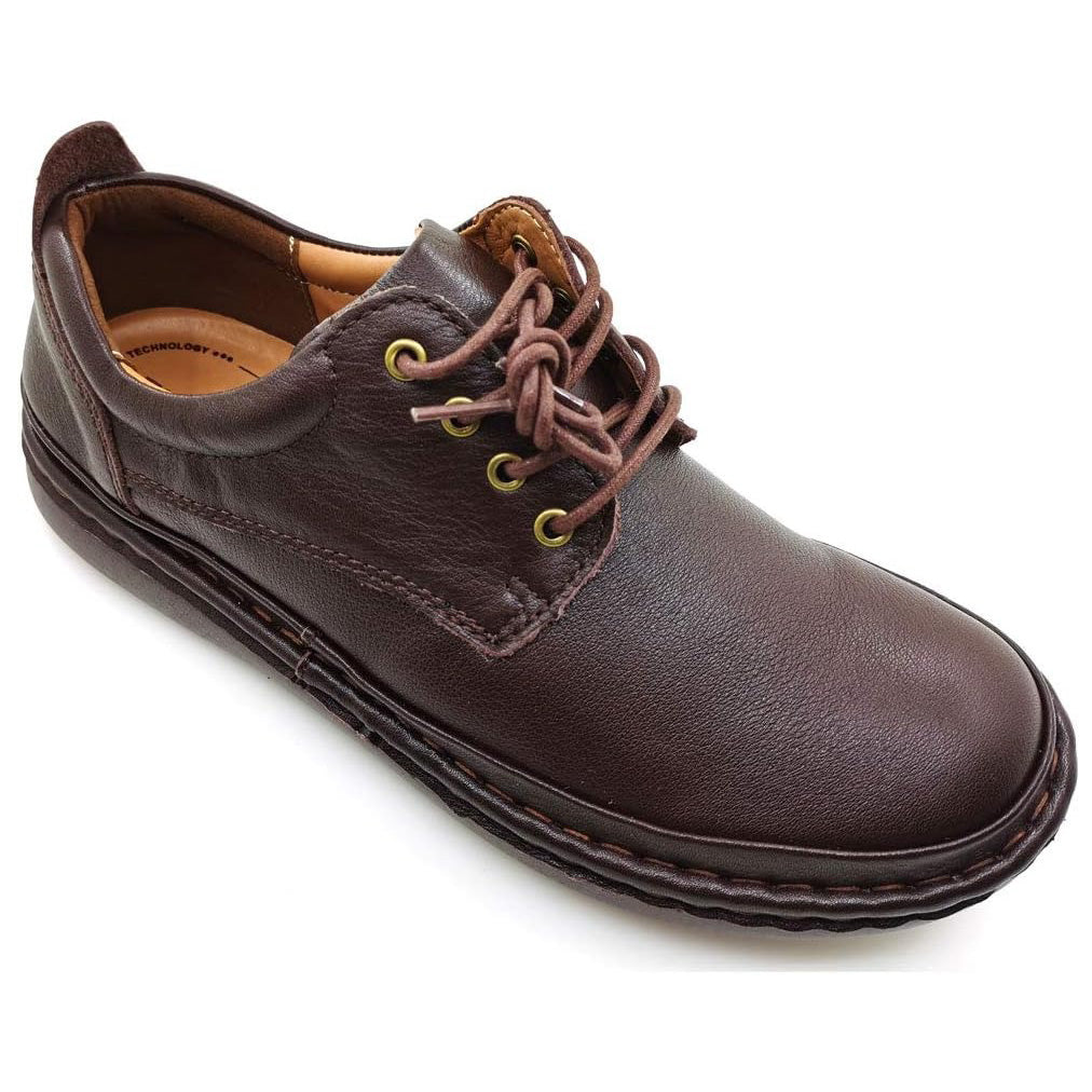 ZLUXURQ Men's Classic Leather Slip-Ons Loafers Simple Casual Walking Shoes