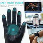 ZLUXURQ Womens Vintage TouchScreen Leather Driving Gloves Unlined -Soft And Thin Quality Italian Lambskin