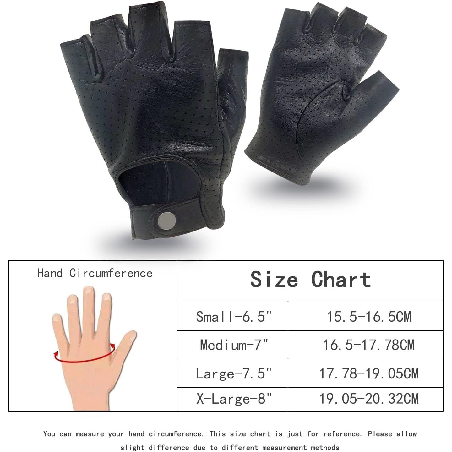 ZLUXURQ Womens Soft and Breathable Fingerless Leather Driving Gloves-Premium Lambskin