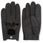 ZLUXURQ Mens Touchscreen Professional Leather Driving Gloves Unlined -Soft and Thin Italian Lambskin